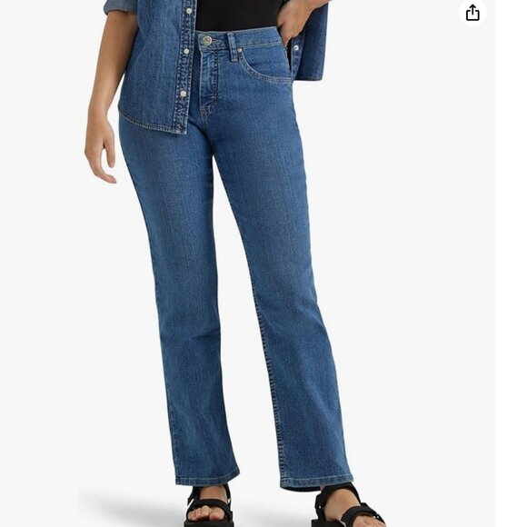 Riders by Lee Denim - Riders by Lee Indigo womens Classic-fit Straight-leg Jean